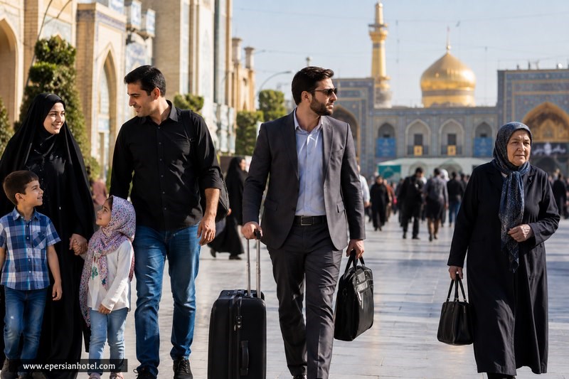 انتخاب هتل در مشهد بر اساس هدف سفر